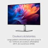 Dell P2725H 27" Full HD (1920x1080) Écran PC, 100Hz, IPS, 5ms, 99% sRGB, USB-C, DisplayPort, HDMI, VGA, 4X USB, Garantie 3 Ans, Noir