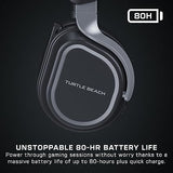 Turtle Beach Stealth 700 Noir Xbox Casque Gaming sans Fil w/ 80hr Batterie, Écouteurs de 60mm, Deux émetteurs & Bluetooth pour Xbox Series X|S, Xbox One, Nintendo Switch, PC and Mobile